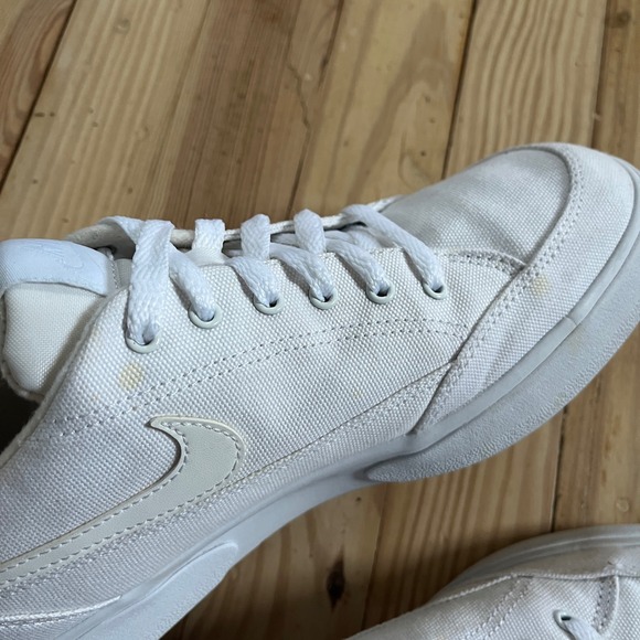 Nike GTS 16 TXT Canvas Sneakers Women's Size 9.5 White Casual Lace Up Shoes - Picture 7 of 11